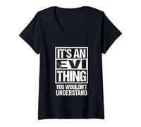 Damen It's An Evi Thing You Wouldn't Understand First Name T-Shirt mit V-Ausschnitt