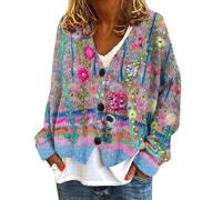 Damen Jacken Sale, Must Have, Übergangsjacke Damen Große Größen Casual Mantel Jacke Strickjacke Pullover Paar, Daunenjacke Sale