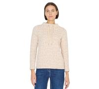 Cecil - Langarmshirt mit strukturierter Jacquard-Optik beige - Gr. - L