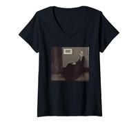 Damen James McNeill Whistler Whistler's Mother T-Shirt mit V-Ausschnitt