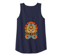 Damen Janis Joplin Perle Jugendstil Lotusblume Tank Top