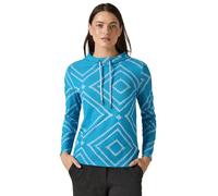 Cecil Damen Jaquard-Shirt in Blau, Gr: XXL