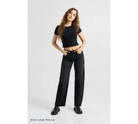 Damen Jeans ASH Barrel Leg Minimal Stretch DAWN Bio-Baumwolle Black Denim W32 / L30