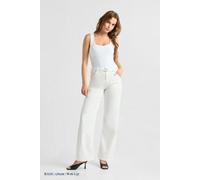 Damen Jeans BLINK High Waist Wide DAWN Bio-Baumwolle Off White W29 / L32