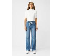 Damen Jeans DEW Flared High Waist French Pocket DAWN Bio-Baumwolle Medium Blue W24 / L30