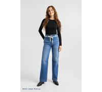 Damen Jeans DEW Flared High Waist French Pocket DAWN Bio-Baumwolle Medium Blue W28 / L32
