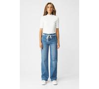 Damen Jeans DEW Flared High Waist French Pocket DAWN Bio-Baumwolle Medium Blue W33 / L32