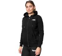 Lonsdale Damen Calder Vale Kapuzensweatjacke mit Reißverschluss Black-L
