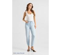 Damen Jeans STARDUST High Waist O-Shape DAWN Bio-Baumwolle Bright Blue W24 / L28