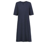 Damen-Jerseykleid RF Casual Kleidergröße 40; blau meliert, Paspelierung blau meliert Damen-Jerseykleid RF Casual