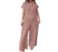 Damen Jumpsuit Elegant, Kleidung Sommer Outfit Komplett Overall Jumpsuits Playsuit Business Hosenanzug Anzug Schicke Romper Hochzeitsgast Festliches Einteiler Hochzeit Outfit Gast Frau