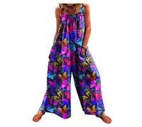Damen Jumpsuit Elegant, Overall Festlich Leicht Hosenanzug Kleidung Business Jumpsuits Romper Hochzeitsgast Sommer Outfit Komplett Einteiler Anzug Playsuit Elegante Jumpsuits Für Damen