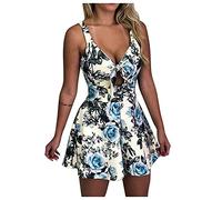 Damen Jumpsuit Rückenfrei Bodysuit Sexy Yoga,Overall Latzhose Stretch Playsuit mit Große Taschen Einteiler Elegant Strampler Freizeithose Baggy Leicht Hohe Wasit Pants Stilvolle Romper Fraue