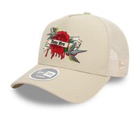 New Era Damen A-Frame Trucker Cap - Rhinestone beige