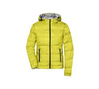 Damen Kapuzendaunenjacke "JN1151" - James & Nicholson Yellow/Silver XXL