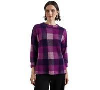 Street One Damen Kariertes Turtleneck Shirt