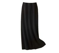 Damen Kaschmirrock- Slim Fit Maxi-Rock Strickrock