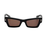 Damen Katzenaugen rechteckige Acetat-Sonnenbrille SF2006S Einheitsgröße