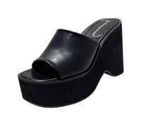 Damen Keilabsatz Sandalen Sale Frauen Lack Pantoffeln Dicke Sohle Sandaletten Plateau-Sandalen Wedge Sandals Lässige Strandschuhe Vintage Hausschuhe Gummi Wandersandalen Sommer für Reisen