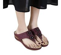 Damen Keilsandaletten Mode Plateau Pantoletten Pumps Clogs Modische Espadrilles Geschlossene Sandalen Flache Flip Flops Frauen Schlappen mit Keilabsatz Pumps Pantoffeln Sommer Offene Schuhe J069