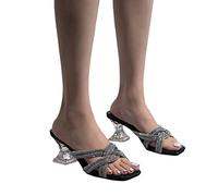 Damen Keilsandaletten Mode Plateau Pantoletten Pumps Clogs Modische Espadrilles Geschlossene Sandalen Flache Flip Flops Frauen Schlappen mit Keilabsatz Pumps Pantoffeln Sommer Offene Schuhe J266