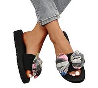 Damen Keilsandaletten Mode Plateau Pantoletten Pumps Clogs Modische Espadrilles Geschlossene Sandalen Flache Flip Flops Frauen Schlappen mit Keilabsatz Pumps Pantoffeln Sommer Offene Schuhe J103