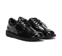 Damen Kickers Kick Lo Lackschuhe - (Schwarz) EU 38 / UK 5