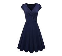 Damen Kleider Elegant Abendkleid Damen Lang Rundhals Ärmellos Blumen Bedruckt Chiffon Kleid Plissiertes Spitzenkleid Elegant Tunika A Line Brautjungferkleid Abendkleider für Hochzeit Cocktailkleid