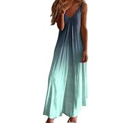 Damen Kleider Elegant Festlich Sommer,Kleid Mit Puffärmeln,Leinenkleid Lang,Kleid Gesmokt,Swing Kleid,Kleid Abiball,Kleid Sommerhochzeit,Sommerkleid Sexy