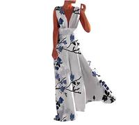 Damen Kleider Geschenke für Frauen Bodycon Schulterfrei Partykleid Einfarbig Freizeitkleid meine bestellungen anzeigen Spaghettiträger Langes Sommer Strand Swing Maxikleid Brautjungfer Elegant Pa