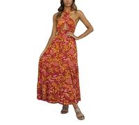Damen Kleider Geschenke für Frauen Einfarbig Locker Langes Kaftan Kleid mit Taschen Knielang Freizeitkleid Elegant Träger Partykleid mit Schlitz meine bestellungen anzeigen Kurzarm Casual V-Aussc