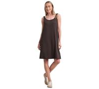 Knielanges Kleid mit gerafften Trägern