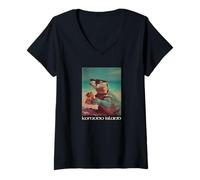 Damen Komodo-Insel T-Shirt mit V-Ausschnitt