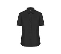 Damen Kurzarm Bluse "JN679" - James & Nicholson Black 3XL