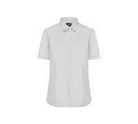 Damen Kurzarm Bluse "JN679" - James & Nicholson Light-Grey 3XL