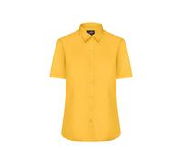 Damen Kurzarm Bluse "JN679" - James & Nicholson Yellow 3XL