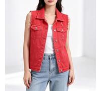 Damen Kurzarm Jacke Sommer Solid Farbe Damen Kurzarm Jacke Sommer | Solid color design, short sleeves, side pockets, regular length, summer fashion