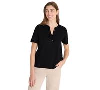 Kurzarm Shirt mit Split Neck