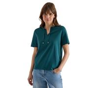 Tunikashirt CECIL, Damen, Gr. XXL (46), jungle grün, Web, 100% Baumwolle, unifarben, comfort fit normal, Rundhals, abgesteppt, Shirts, im Tunika-Style (69694916-XXL) jungle grün