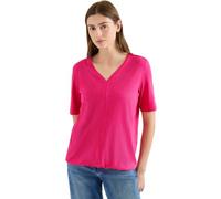 Cecil Damen Kurzarm T-Shirt im Tunika-Look in Pink, Gr: XS