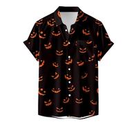 Damen Kurzarmbluse Mit V-Ausschnitt Und Floralem Print Loose Fit Shirt Aus Stretch-Stoff Bequeme Und Leichte Sommerbluse Für Damen Shirt Bedruckt Lässig