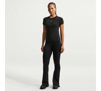 NIKE Sportswear Chill Knit Mod-Cropped T-Shirt Damen 010 - black/white L