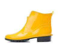 Ladeheid Gummistiefel Damen Kurz Wasserdicht Damenschuhe Elegant und Bequem LA-930 (Gelb, 36 EU)