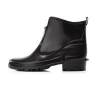 Ladeheid Gummistiefel Damen Kurz Wasserdicht Damenschuhe Elegant und Bequem LA-930 (Schwarz2, 36 EU)