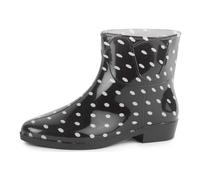 Ladeheid Kurze Gummistiefel Damen Elegant Regenstiefel Damen mit Muster LAZT201802 (Muster-4, 38 EU)