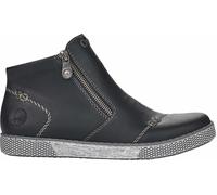 Damen Kurzstiefel Damen | Rieker | Schwarz | Größe 42 | Material: Kunstleder/Textil