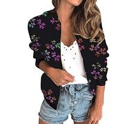 Damen Kuschelige Fleecejacke Übergangsjacke Gefüttert Langarm Reißverschluss Herbst-Wintermantel Snowboard Jacke Damen Wintermantel Kurz Herbstjacke Damen Wasserdicht Gefüttert