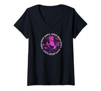 Damen Labryrinth Dance Magic Dance Song Circle Retro Fantasy Movie T-Shirt mit V-Ausschnitt