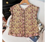 Damen Lässig Elegant Chic Leopard Muster gesteppte Strickjacke Weste, Urlaubsstil, Neujahr/Valentinstag