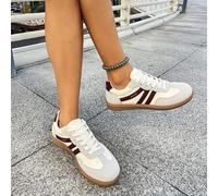 Damen Lässig Sneaker, Straßenlaufschuhe, flache Sportschuhe, passende Sporthosen, Shorts, lange Socken, vielseitig einsetzbar